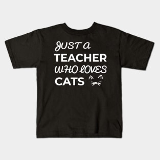 teacher cat Kids T-Shirt